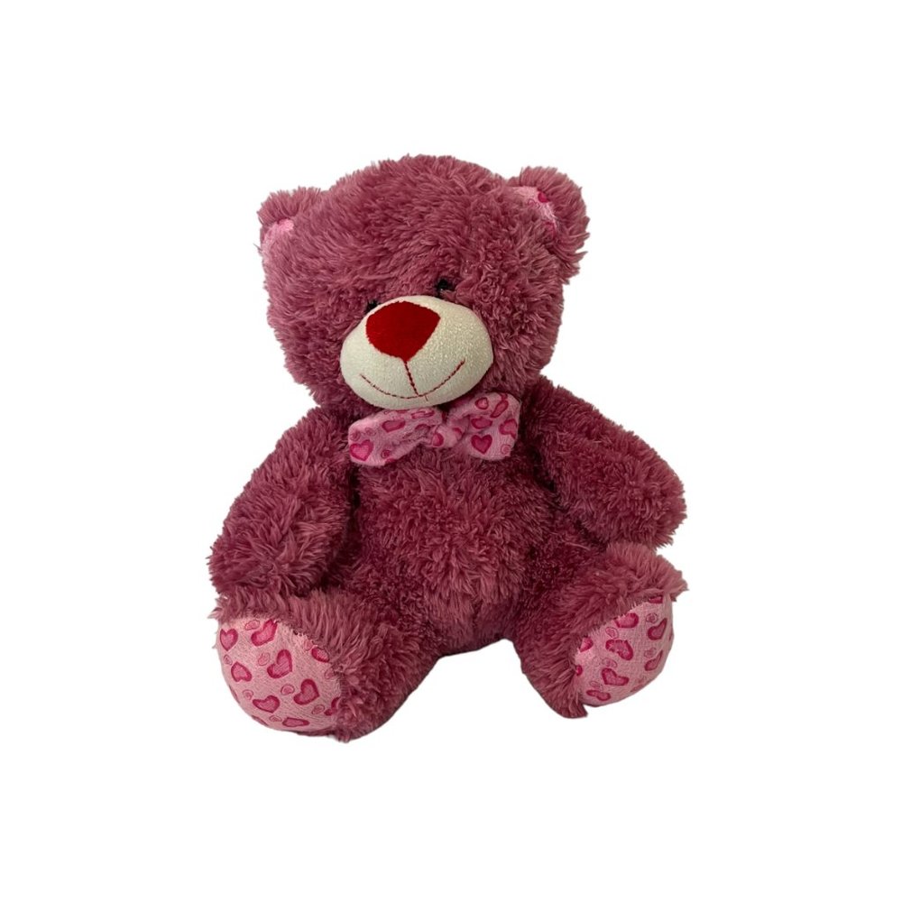 Best Made Toys Pink Heart Feet Ears Teddy Bear Plush 11" Stuffed Animal Toy